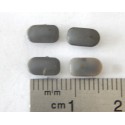Ref 17223 ROCO 4 TAMPONS GRIS DE LOCOMOTIVE HO