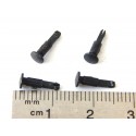 R 15425 JOUEF 4 TAMPONS ROND LONG NOIR D'ORIGINE VOITURE HO