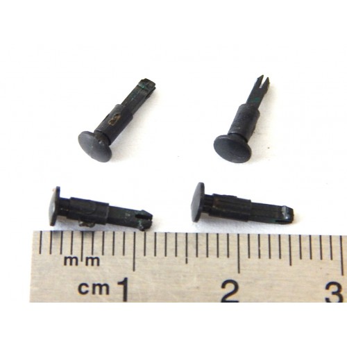 R 15425 JOUEF 4 TAMPONS ROND LONG NOIR D'ORIGINE VOITURE HO