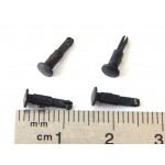 R 15425 JOUEF 4 TAMPONS ROND LONG NOIR D'ORIGINE VOITURE HO