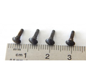 Réf 17229 JOUEF 4 TAMPONS ROND EN METAL HO