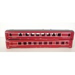 REF 17253 - JOUEF LOT DE 2 CAISSES DE VOITURE UIC RESTAURANT HO