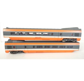 REF 16082 JOUEF VOITURE LOT DE DEUX VOITURE INTERMEDIAIRE DE TGV SUD EST HO