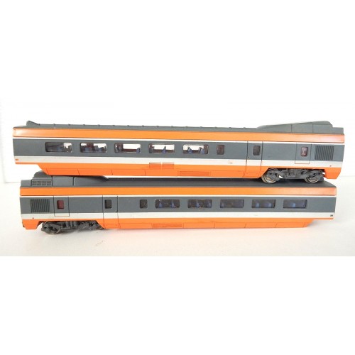 REF 16082 JOUEF VOITURE LOT DE DEUX VOITURE INTERMEDIAIRE DE TGV SUD EST HO