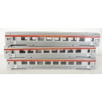 REF 17255 - JOUEF LOT DE 3 CAISSES DE VOITURE TEE ALU JOUEF HO