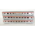 REF 17255 - JOUEF LOT DE 3 CAISSES DE VOITURE TEE ALU JOUEF HO