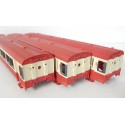 REF 17257 - JOUEF LOT DE 3 CAISSES AUTORAIL EAD JOUEF HO