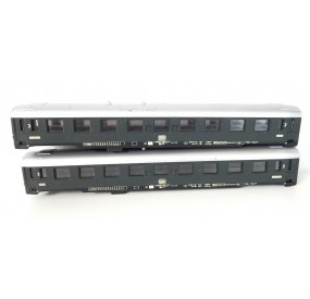 REF 17253 - JOUEF LOT DE 2 CAISSES + CHASSIS DE VOITURE BD VERTE TOIT ALU HO