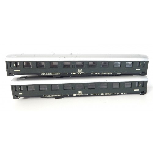 REF 17253 - JOUEF LOT DE 2 CAISSES + CHASSIS DE VOITURE BD VERTE TOIT ALU HO
