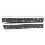 REF 17261 - JOUEF LOT DE 2 CAISSES + CHASSIS DE VOITURE BD VERTE TOIT ALU HO