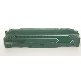 ref 17262 - JOUEF CAISSE LOCOMOTIVE DE BB 67007 VERTE HO