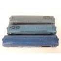 ref 17265 - JOUEF LOT DE 3 CAISSES LOCOMOTIVE DE BB 67001 ET 67007 HO