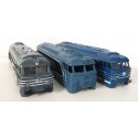 ref 17265 - JOUEF LOT DE 3 CAISSES LOCOMOTIVE DE BB 67001 ET 67007 HO