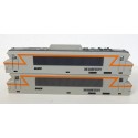ref 17266 FOBBI LOT DE 2 CAISSES DE LOCOMOTIVE BB 22200 HO BON ETAT