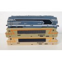 Ref 17267 - JOUEF / BOBBI LOT DE 3 CAISSES LOCOMOTIVE DE BB 67001 ET 22200 HO