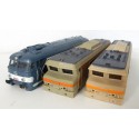 Ref 17267 - JOUEF / BOBBI LOT DE 3 CAISSES LOCOMOTIVE DE BB 67001 ET 22200 HO
