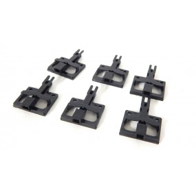 R 17269 - 6 ATTELAGES A ELONGATION BOITIER D'ATTELAGE NEM HO ROCO