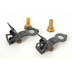 R 12316 - DEUX ATTELAGES A BOUCLE ET DEUX VIS HORNBY HO