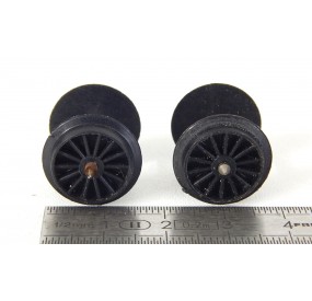 REF 17273 - JOUEF 2 ESSIEUX 14 mm POUR TENDER 35-60 DE LOCOMOTIVE 231 C 60 HO