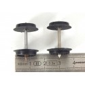 REF 17273 - JOUEF 2 ESSIEUX 14 mm POUR TENDER 35-60 DE LOCOMOTIVE 231 C 60 HO
