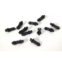 Réf 17284 - LIMA LOT DE 11 ISOLATEURS DE TOITURE COULEUR NOIR - HO -