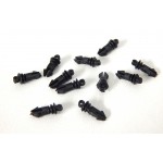 Réf 17284 - LIMA LOT DE 11 ISOLATEURS DE TOITURE COULEUR NOIR - HO -