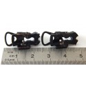 Réf 17286- DEUX ATTELAGES A BOUCLE 19 mm POUR WAGON MARCHANDISE LIMA HO