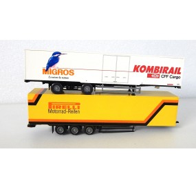 ROCO WIKIN CAMION REMORQUE KANGOUROU POUR PIECES HO
