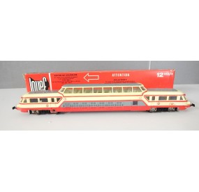 Ref 852 E JOUEF AUTORAIL PANORAMIQUE EN TRES BON ETAT BOITE CARTON HO