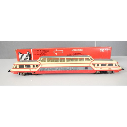 Ref 852 E JOUEF AUTORAIL PANORAMIQUE EN TRES BON ETAT BOITE CARTON HO