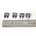 Réf 17297 - 4 MARCHES PIEDS POUR WAGON LONG A BOGIES JOUEF 6760 HO