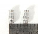 Réf 17299 - DEUX TAMPONS EN METAL AVEC FILETAGE LOCOMOTIVE JEP