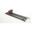 17307 LIMA UN BUTOIR MARRON RAILS EN METAL HO