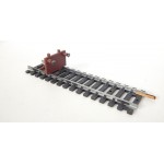 17307 LIMA UN BUTOIR MARRON RAILS EN METAL HO