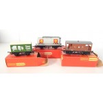 17310 LOT DE 3 WAGONS MARCHANDISE HORNBY RAILWAY HO EN BOITE