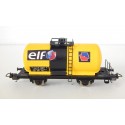 LIMA WAGON CITERNE JAUNE A ESSIEUX ELF HO
