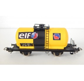 LIMA WAGON CITERNE JAUNE A ESSIEUX ELF HO