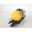 LIMA WAGON CITERNE JAUNE A ESSIEUX ELF HO