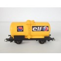 JOUEF WAGON CITERNE ELF JAUNE A ESSIEUX JOUEF