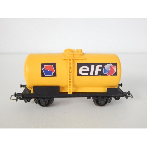 JOUEF WAGON CITERNE ELF JAUNE A ESSIEUX JOUEF