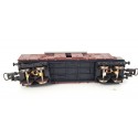 LIMA WAGON COUVERT A BOGIE DEUX PORTE LATERAL ECLAIRAGE FIN CONVOIE HO