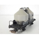 JOUEF UN WAGON CIMENTIER GRIS MARQUAGE SNCF BOITE HO