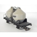 JOUEF UN WAGON CIMENTIER GRIS MARQUAGE SNCF BOITE HO