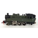 PIKO LOCOMOTIVE VAPEUR TYPE 131 ETAT 32.917 VERTE ET NOIR TRES BON ETAT HO