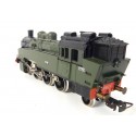 PIKO LOCOMOTIVE VAPEUR TYPE 131 ETAT 32.917 VERTE ET NOIR TRES BON ETAT HO
