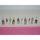 Lot de personages assis