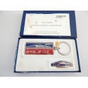 COFFRET RECORD DU MONDE DE VITESSE SUR RAILS SNCF PORTE CLEF Et PIN'S