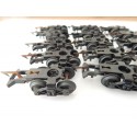 B 13 - JOUEF LOT DE 15 BOGIES A GRIFFES POUR VOTURE ANCIENNE JOUEF HO