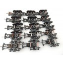 B 13 - JOUEF LOT DE 15 BOGIES A GRIFFES POUR VOTURE ANCIENNE JOUEF HO