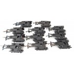 B 14 - JOUEF LOT DE 11 BOGIES A GRIFFES POUR VOITURE ANCIENNE JOUEF HO